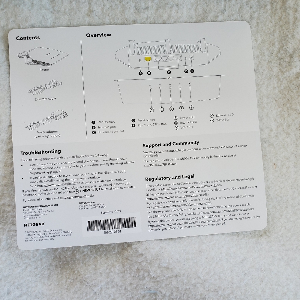 Netgear AX1800 WiFi Router, NIB - Picture 3 of 4
